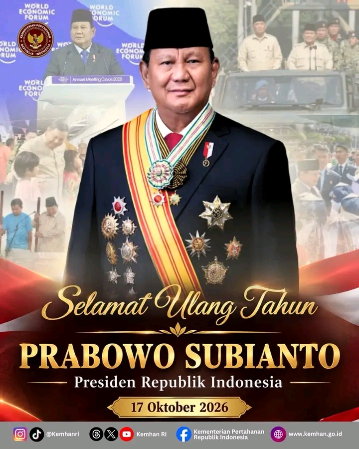 Ulang Tahun Presiden Prabowo Subianto
