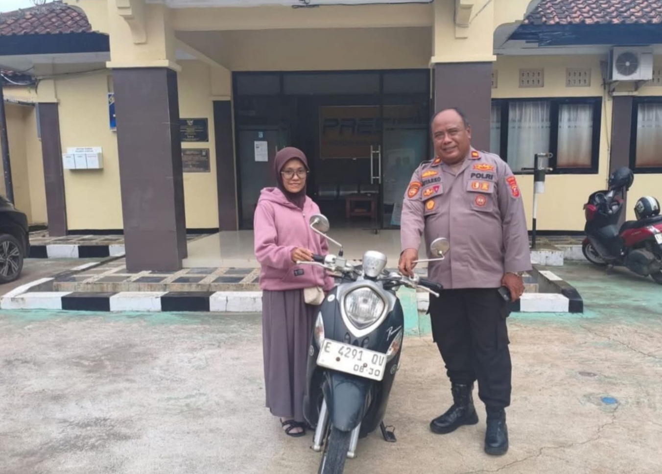 Polisi Temukan Motor Milik Yuniar Asal Indramayu