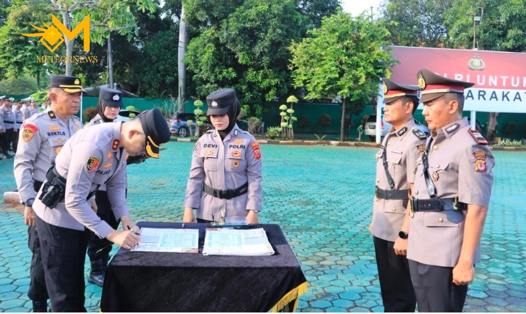 Kapolres Indramayu Pimpin Sertijab Kasat Intelkam dan Sejumlah Kapolsek