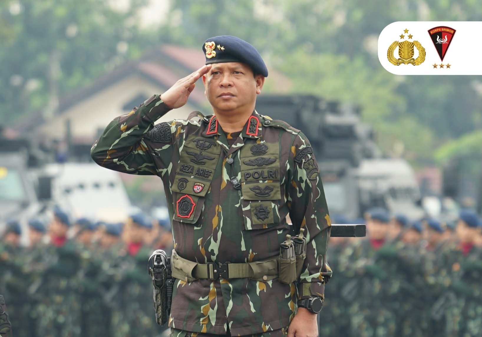 Upacara Hari Kesadaran Nasional, Wadankorbrimob Polri Tekankan Disiplin dan Loyalitas Pengabdian